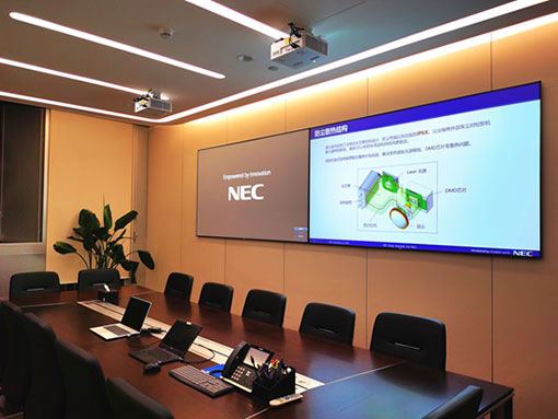 NEC投影机走进某生物医学公司 会议体验