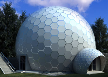 索尼激光工程投影应用大挑战之360度球幕飞行